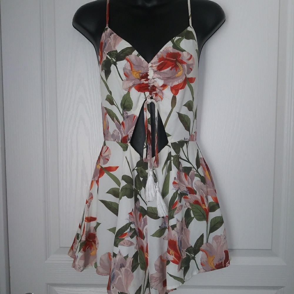 Fashion Nova Tropical Romper